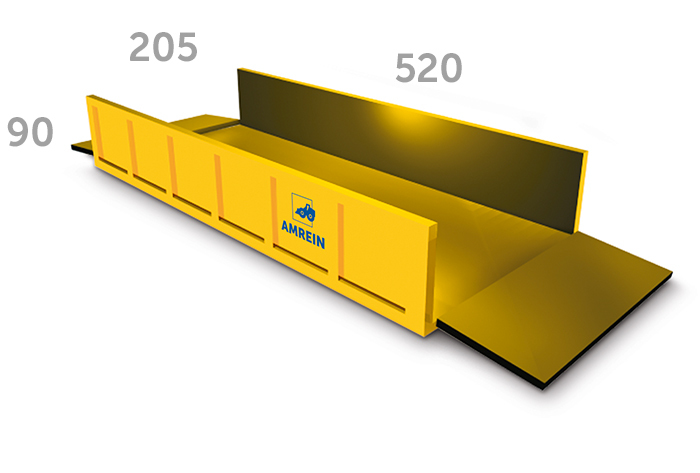 Flachcontainer 7.0 m³