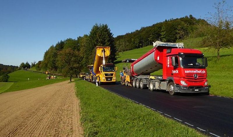 Belagseinbau Wetzwilerstrasse Rickenbach - 9