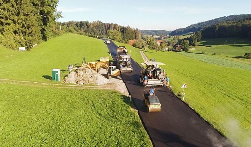 Belagseinbau Wetzwilerstrasse Rickenbach - 4