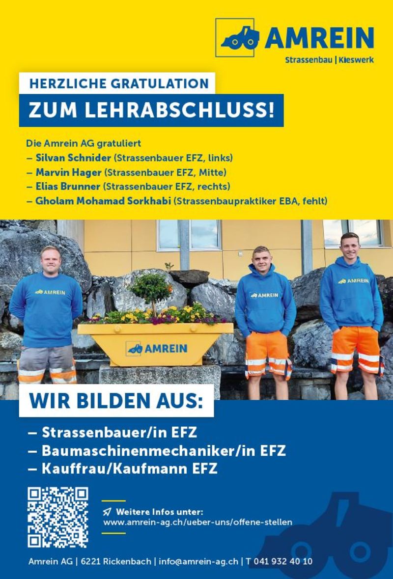 Herzliche Gratulation zum Lehrabschluss! - 1